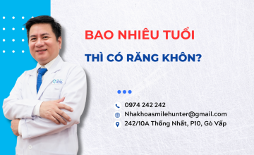 BAO NHIÊU TUỔI THÌ CÓ RĂNG KHÔN?