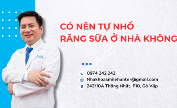 CÓ NÊN TỰ NHỔ RĂNG SỮA Ở NHÀ KHÔNG