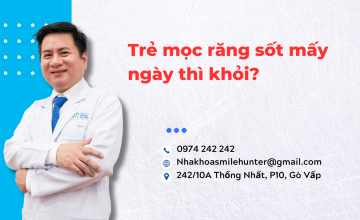 Trẻ mọc răng sốt mấy ngày thì khỏi ?