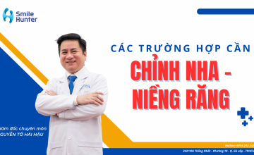 CÁC TRƯỜNG HỢP CẦN CAN THIỆP CHỈNH NHA - NIỀNG RĂNG