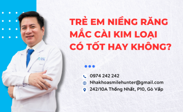 TRẺ EM NIỀNG RĂNG MẮC CÀI KIM LOẠI CÓ TỐT HAY KHÔNG?