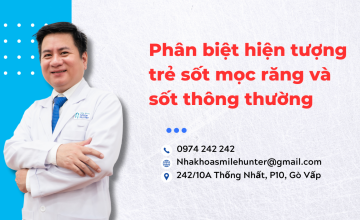 Phân biệt hiện tượng trẻ sốt mọc răng và sốt thông thường